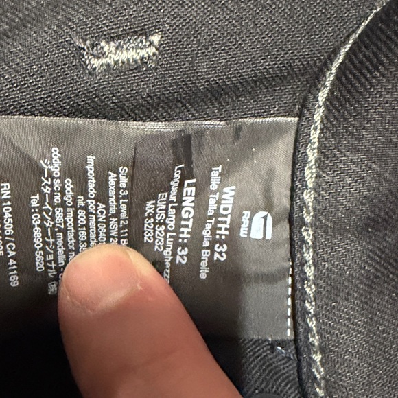 G-Star Black Slim Fit Men's Jeans - Picture 3 of 4